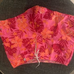 Vibrant Floral Women's Cargo Shorts